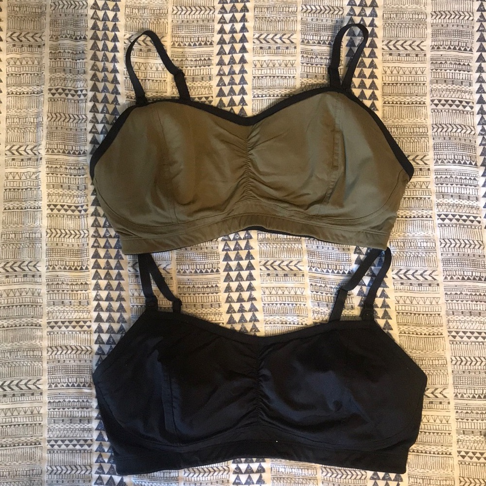 TWO Motherhood nursing sports bras